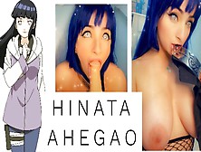 Naruto Hinata Cosplay Large Boobies Cosplayer Slut Swallowing Her Toy Until It Cumming In Her Mouth Point Of View Bj
