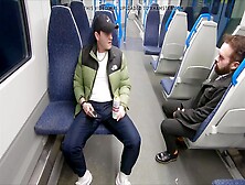 Chav And Random Passenger Fuck Without A Condom In The Train Toilet