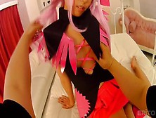 Pretty Flat Chested Japanese Chika Arimura Comes With A Blowjob