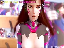 Brunette Rides Your Dick Parody Of Overwatch