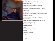 Sexy And Horny Blonde Has Fun On Omegle Part 1.
