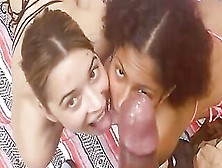 Two Girls Take Creampie Inside The Park