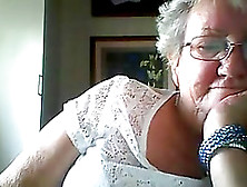 Dirty Granny Shows Her Tits On Webcam