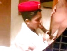 Emirates Airline Hostess Deep-Throat Her Manager