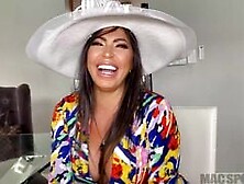 Busty Latina Milf Loves To Eat My Ass And Fuck My Big Dick In Doggy Style - Julianna Vega
