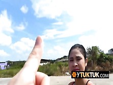 Sightseeing With Asian Cute Teen