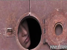 Teen Locked In Hole