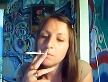 Amazing Homemade Webcams,  Smoking Porn Clip