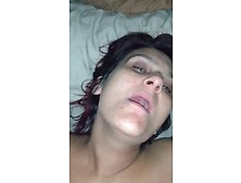 Slut Wife Soaked In Bed