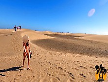 Public Nudity Risky Dunes Naked Walk Amateur Miaamahl