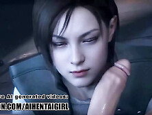 Resident Evil Jill Valentine Cosplay Blowjob Uncensored Hentai Ai Generated
