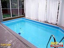 Skinny Small Tits 18Yr Redhead Pale Skin Teen Sneaks Into Older Neighbours House To Use The Swimming Pool And Ends Up Being Fuck