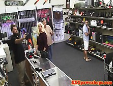 Pierced Pawnee Cocksucks In Storage Room