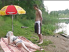 He Meets A Mature Babe By The Lake And Spends An Afternoon Fucking Her