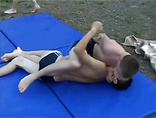 Outdoor Wrestling Boys