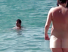 Big Round Ass Sexy Body Naked Nudist Milfs Spied At Beach