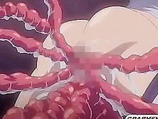 Pregnant Hentai Coed Brutally Monster Tentacles Fucked