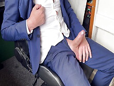Daddy All Rock Hard And Horny,  While Suited And Booted