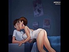 Naughty Sex With Stepmom At Night In Bed L My Sexiest Gameplay Moments L Summertime Saga[V0. 18] L Part #11