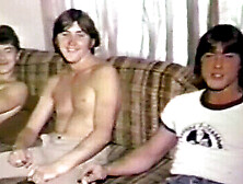 Trio Of Uncut Young Southern Lads Enjoy A Jerk Off Session - Classic: Arkansas Luggage,  1987