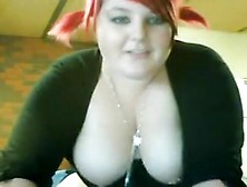 Fat Bbw Redhead Showing Her Big Boobs On Cam-2