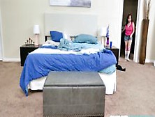 Hot Teen Luna Bright Takes A Big Cock Down On The Bed