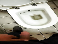 Mascuker Turk Pees In The Office Toilet