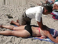Side Boob Beach Massage