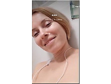 Skype Natalia Sazonenko Loves It In The Bathroom