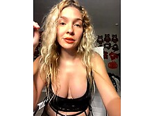 Gorgeous Blonde Pornstar Babe Kayden Kross Masturbates