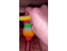 Ftm Slut Cums Twice On Knotted Toy High