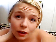 Blonde Cutie Doing Her Audition Pov