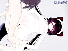 Inui Toko And I Have Intense Sex In The Bedroom.  - Nijisanji Vtuber Anime