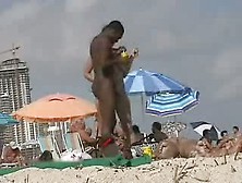 Exclusive Black Cock At Beach