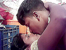 Indian Hot Wife Lips Kissing Ass