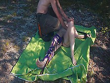 Outdoor Camping Extreme Orgasm With Vibrator Tied To Leg And Other Surprises