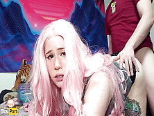 Pov Blowjob,  Ahegao,  Pink Hair