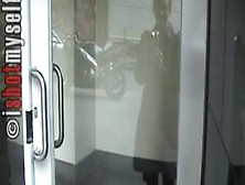 Shy Exhibitionist In An Elevator [Ishotmyself. Com]