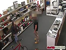 Lovely Brunette Teen Tricks To Buy Something At The Pawn Shop But Instead Gets Caught And Punished