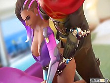 Overwatch Champions Engage In Passionate Missionary And Doggie-Style Sex