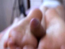 Hot Soles & Soft Hands Easily Drive To A Cum Load On Foot