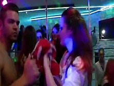 Naughty Chicks Get Totally Crazy And Stripped At Hardcore Party