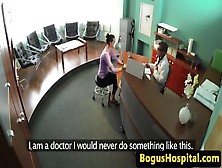 Euro Patient Fucked And Jizzed On By Doctor