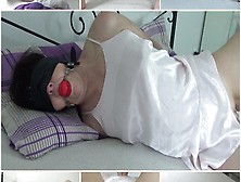 My Amateur Bondage,  June,  24,  2021: In Steel And Satin Nightgown After Sex