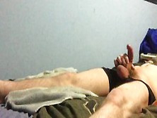 Cumming In Waterbed From A 2-Hour Edging Session