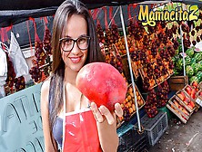 Carne Del Mercado - Nerdy Colombian Teen Makes Her Very First Porn Movie