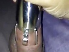 Wife Forcing Husband’S Hard Dick Into Chastity Cage