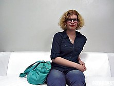 Nerdy Czech Kristyna Amateur Gets Nailed On The Casting Couch
