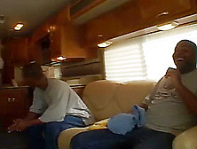 Chastity Takes On 2 Huge Cocks In A Rv
