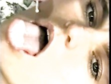 Ashley Shye - 2 Cumshots In Her Mouth
